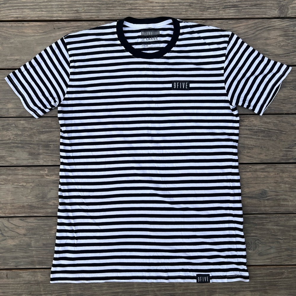 9Five Stripe T-Shirt